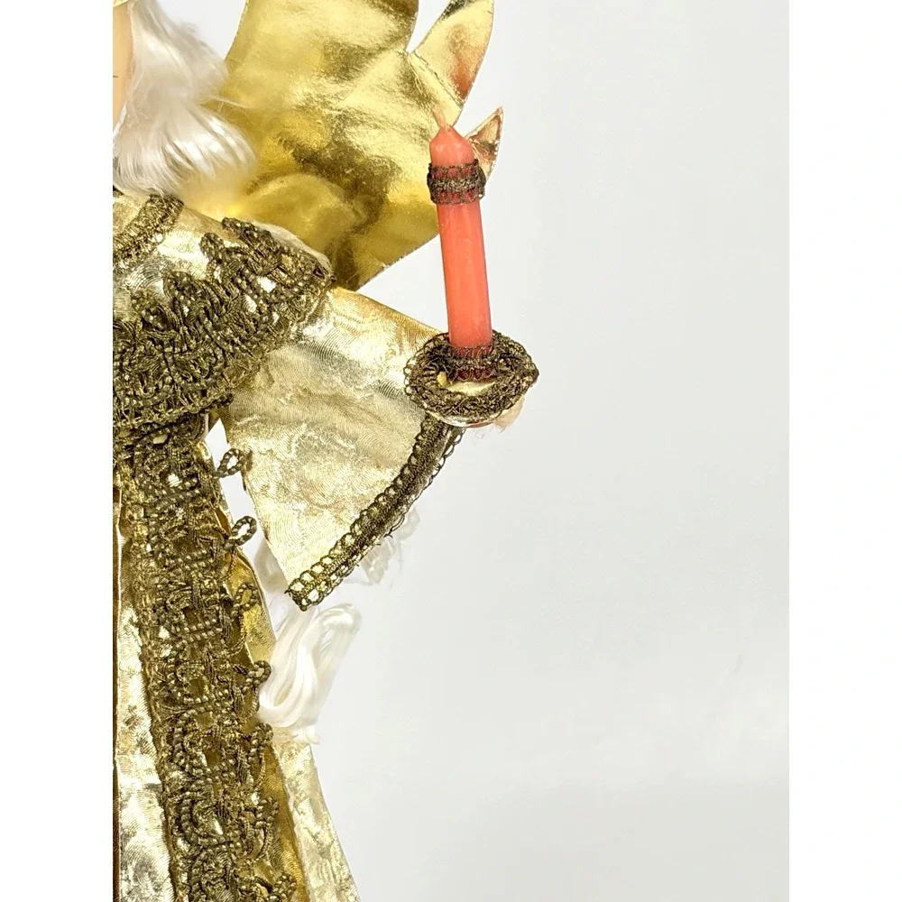 Vintage Koestel Wax Angel Christmas Tree Topper 11